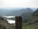 With our backs to Snowdon this post is fill of inset pennies